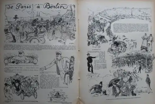 "Le Rire" Motorsport-Magazin Rennen Paris-Berlin 1901 (2844)