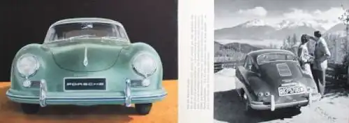Porsche 356 Modellprogramm 1958 Automobilprospekt (2917)