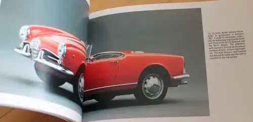 Alfieri "Alfa Romeo Giulietta Spider" Alfa-Romeo-Historie 1993 (7912)