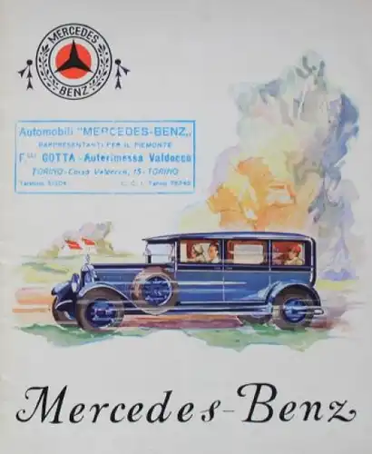 Mercedes-Benz Modellprogramm 1928 Automobilprospekt (4885)