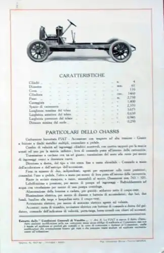 Fiat 502 Coupe Modellprogramm 1924 Automobilprospekt (8974)