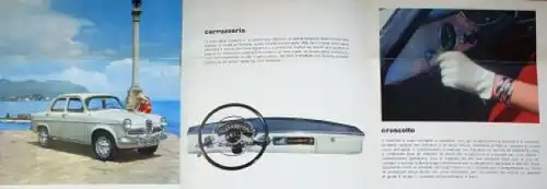 Alfa Romeo Giulietta t.i. Berlina Modellprogramm 1957 Automobilprospekt (6069)