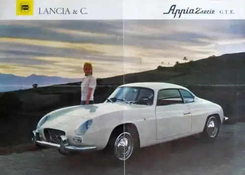 Lancia Appia G.T.E. Modellprogramm 1959 Automobilprospekt (9768)