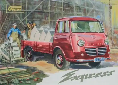 Goliath Express Modellprogramm 1958 Automobilprospekt (7698)