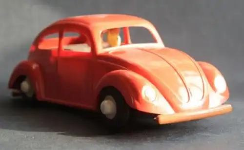 Lorenz KG Volkswagen Käfer 1960 Plastikmodell mit Friktionsantrieb (7703)