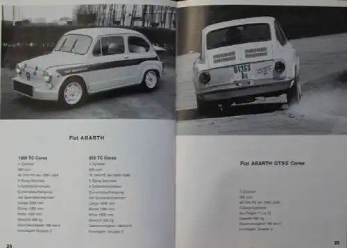 Abarth Modellprogramm 1969 "Rallye Bitter" Automobilprospekt (7724)