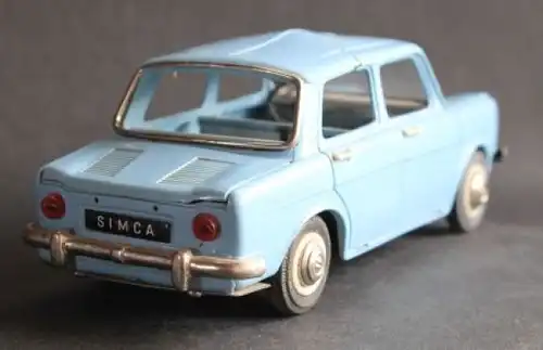 Joustra Simca 1000 Limousine 1962 Plastikmodell mit Friktionsantrieb (7778)