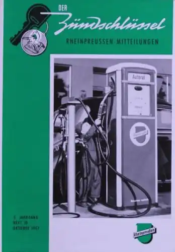 Rheinpreussen "Der Zündschlüssel" Tankstellen-Magazin 1957 (6873)