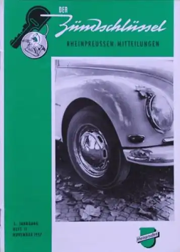 Rheinpreussen "Der Zündschlüssel" Tankstellen-Magazin 1957 (6912)