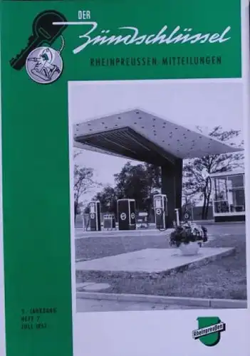 Rheinpreussen "Der Zündschlüssel" Tankstellen-Magazin 1957 (1832)