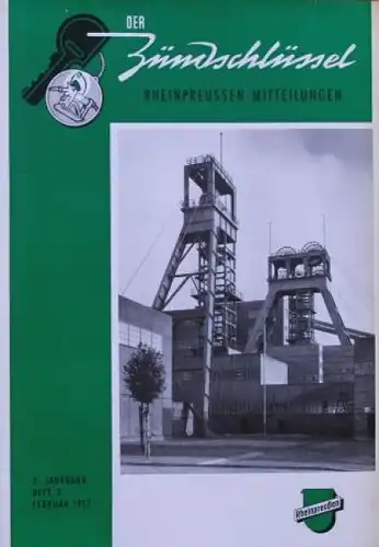 Rheinpreussen "Der Zündschlüssel" Tankstellen-Magazin 1957 (2304)
