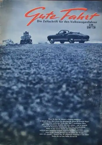 "Gute Fahrt" Volkswagen Zeitschrift 1961 (3305)