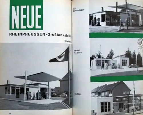 Rheinpreussen "Der Zündschlüssel" Tankstellen-Magazin kompletter Jahrgang 1966 gebunden (2896)