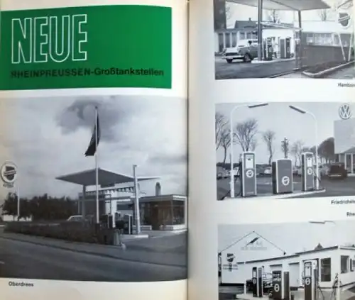 Rheinpreussen "Der Zündschlüssel" Tankstellen-Magazin kompletter Jahrgang 1966 gebunden (2896)