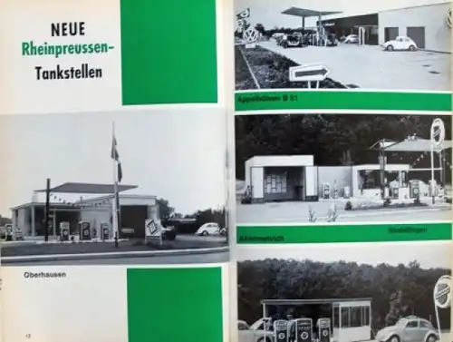 Rheinpreussen "Der Zündschlüssel" Tankstellen-Magazin kompletter Jahrgang 1966 gebunden (2896)