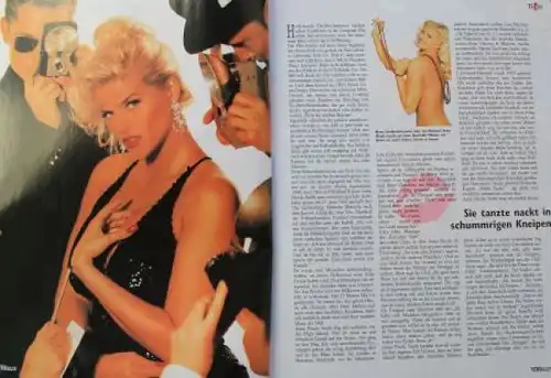 "New Magazin" Gesellschafs-Magazin 1995 Anne Nicole Smith mit Reed-Plakat (7666)