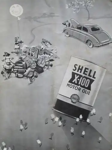 "Shell Service" Tankstellen-Magazin 1953 (7879)