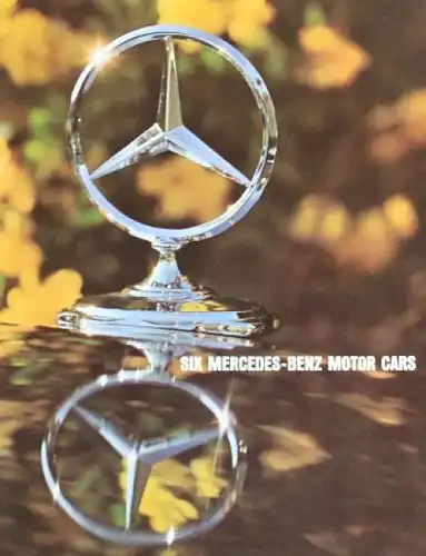 Mercedes-Benz 250 Coupe Cabrio Modellprogramm 1966 Automobilprospekt (0377)