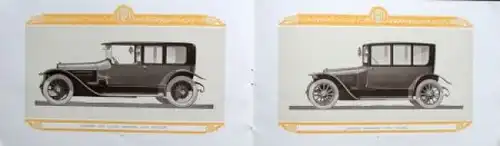 Gauthier Automobile Modellprogramm 1919 Automobilprospekt (7916)