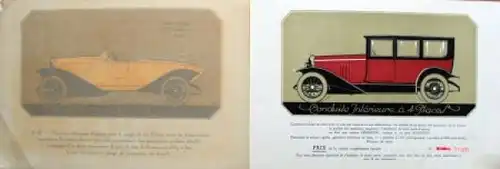 La Buire Automobiles Modellprogramm 1923 Automobilprospekt (8429)