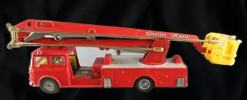 Corgi Toys Major Bedford Fire Engine Lastwagen Simon Snorkel 1971 Metallmodell (7953)