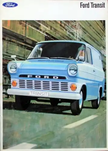 Ford Transit Modellprogramm 1966 Automobilprospekt (5703)