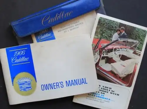 Cadillac 1966 Betriebsanleitung komplette Bordmappe (1664)