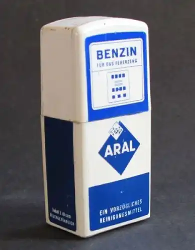 BV Aral Zapfsäule "Benzin für das Feuerzeug" 1960 Plastikmodell (4139)