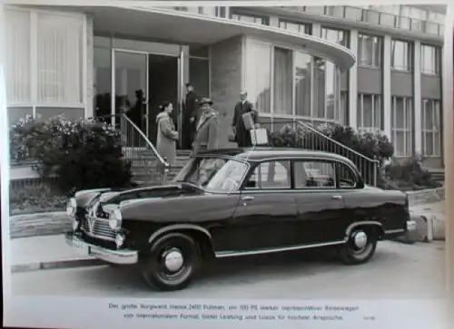 Borgward Hansa 2400 Pullman 1956 Werksfoto (7456)