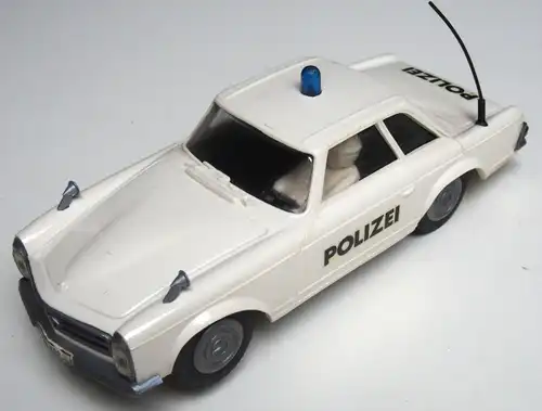 Stabo-Car Mercedes-Benz 280 SL Polizei-Rennbahnmodell mit Motor 1965 (1313)