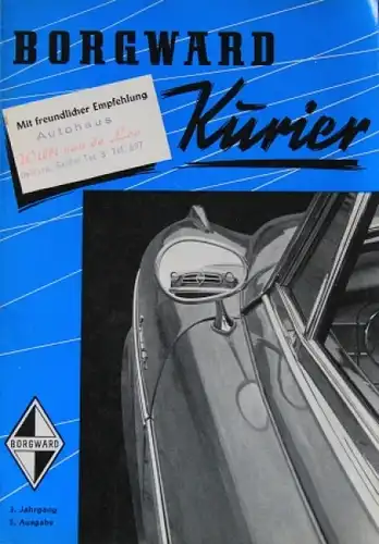 "Borgward Kurier" Firmen-Magazin 1957 (4713)