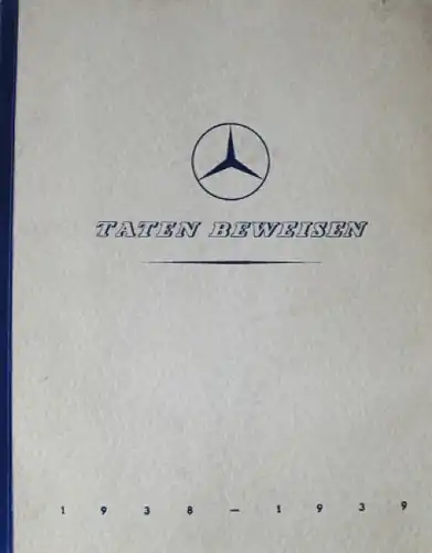 Mercedes-Benz "Taten beweisen 1938-1939" Motorrennsport 1939 (8280)