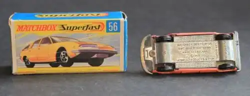 Matchbox Superfast BMC 1800 Pininfarina 1969  Metallmodell in Originalbox (0566)