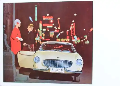 Volvo P 1800 Modellprogramm 1961 Automobilprospekt (7190)