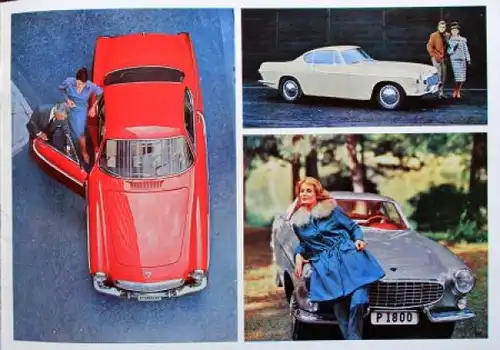 Volvo P 1800 Modellprogramm 1961 Automobilprospekt (7190)