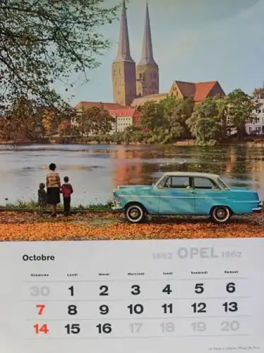 Opel Werbe-Jahreskalender 1962 (4538)