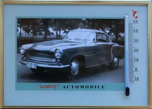 Wartburg 311 Coupe 1958 Werbe-Thermometer "Wartburg Automobile" (3010)