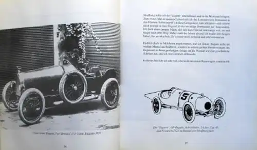 Junek "Bugatti - Mein Leben" Bugatti-Historie 1972 (7195)