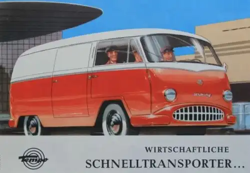 Tempo Matador Schnelltransporter Modellprogramm 1958 Automobilprospekt (4802)