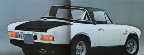 Fiat Abarth 124 Rally Modellprogramm 1972 Automobilprospekt (7286)