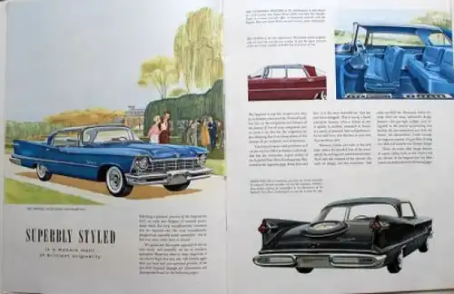 Chrysler Imperial Modellprogramm 1956 Automobilprospekt (0209)