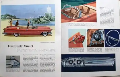 Chrysler Imperial Modellprogramm 1956 Automobilprospekt (0209)