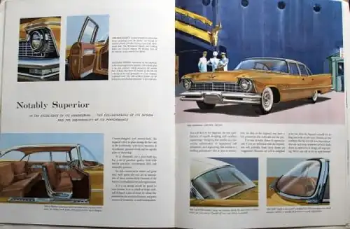 Chrysler Imperial Modellprogramm 1956 Automobilprospekt (0209)