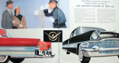 Packard Modellprogramm 1956 Automobilprospekt (6315)