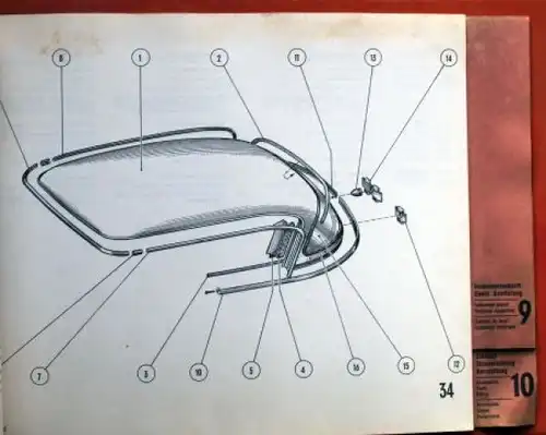 Lloyd Arabella Ersatzteilkatalog 1960 in Originalordner (0073)