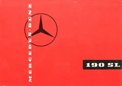 Mercedes-Benz 190 SL Modellprogramm 1958 Automobilprospekt (4312)