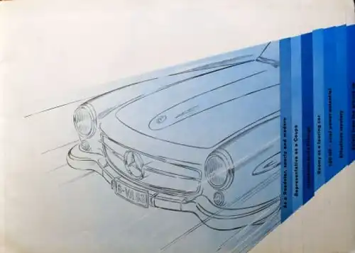 Mercedes-Benz 190 SL Modellprogramm 1958 Automobilprospekt (4312)