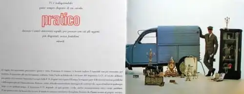 Citroen 2 CV Modellprogramm 1962 "Che voi siate" Automobilprospekt (4091)