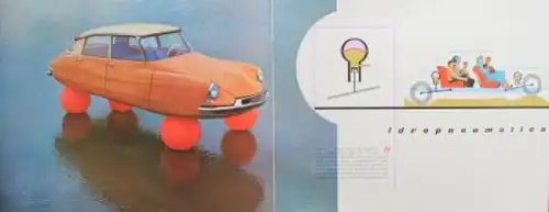Citroen DS 19 Modellprogramm 1960 Automobilprospekt (8886)