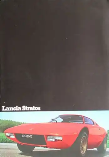 Lancia Stratos HF Rally Modellprogramm 1974 Automobilprospekt (1537)